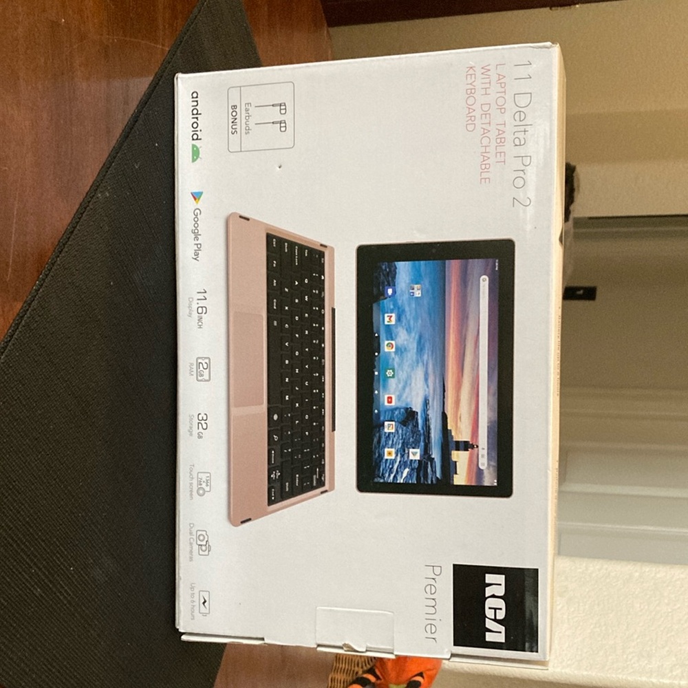 RCA 10 Delta Pro 2-in-1 Tablet - Rose Gold NWOT